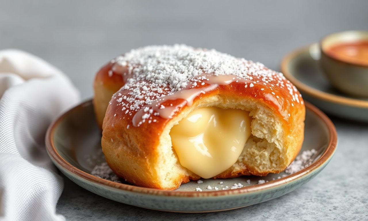 Heavenly sweet buns with luscious creamy custard filling.