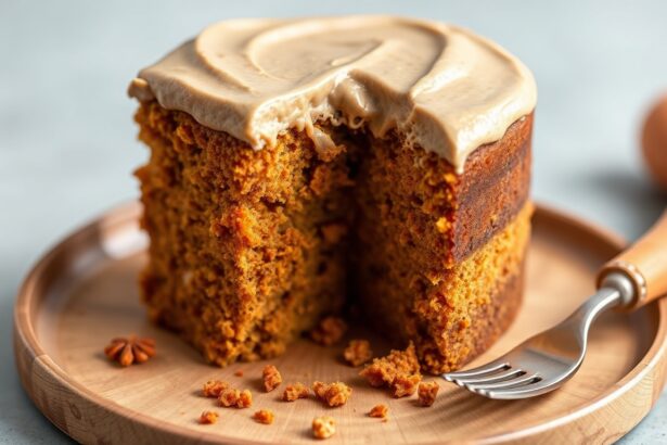 Indulgent Keto carrot cake, nutty brown butter frosting perfection.