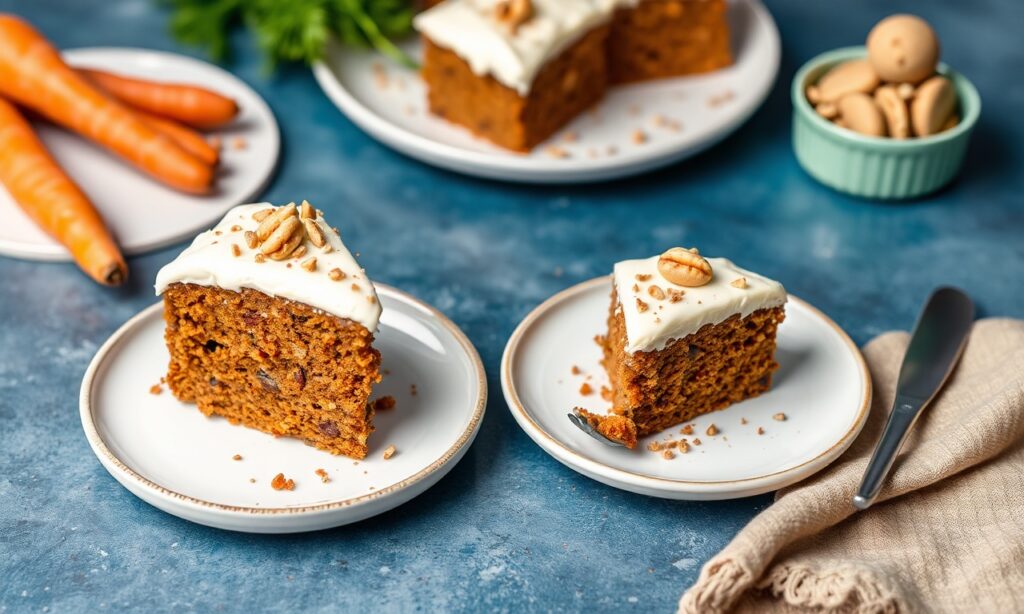 Indulgent keto carrot cake with nutty brown butter frosting.