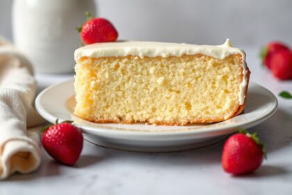 Velvety cream cheese pound cake: moist, rich, and delicious dessert.