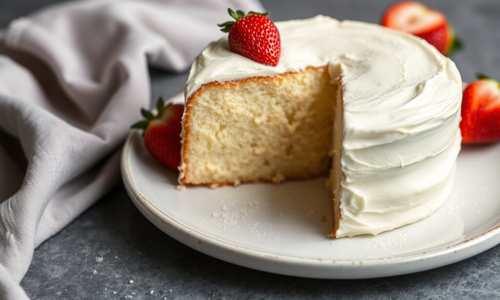 Velvety cream cheese pound cake: a timeless, luscious dessert delight.