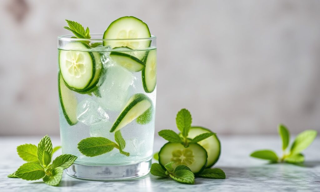 Perks cucumber mint water: refreshing, healthy hydration benefits.