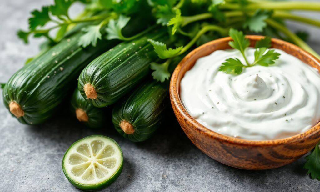 Timeless Tzatziki: Classic Greek cucumber yogurt dip, vibrant Mediterranean flavor.