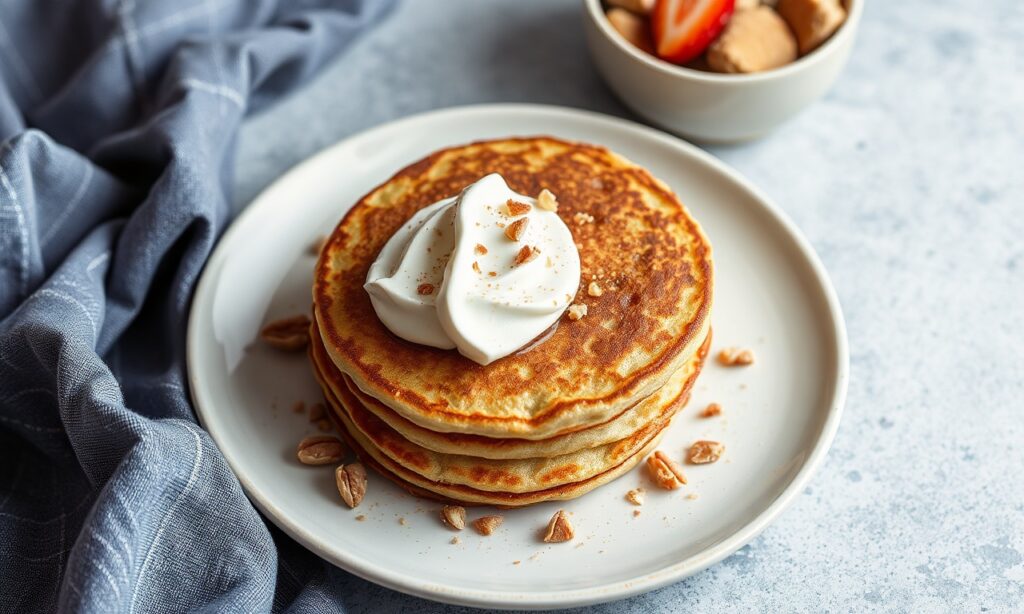 Irresistible sweet griddled pancakes with cinnamon nut filling.