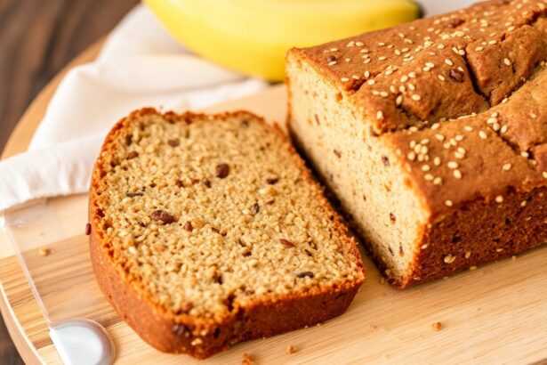 Delicious gluten-free quinoa banana bread, moist and flavorful.