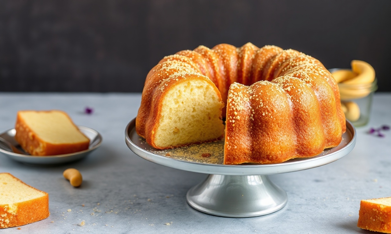 Baking perfect Twinkie-style Bundt cake recipe.