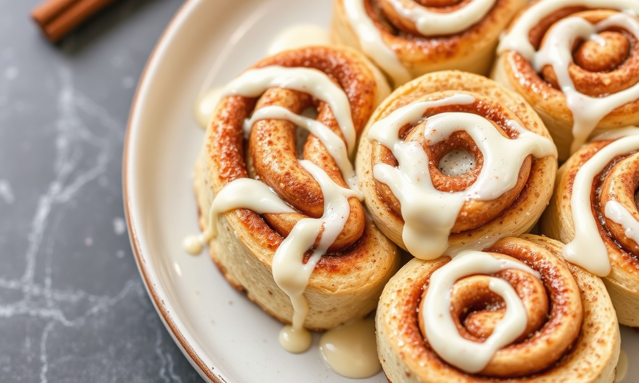 Irresistible fluffy vegan cinnamon rolls with creamy cashew icing.