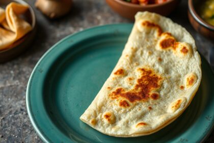 Unveiling layered roti canai: crispy, griddled flatbread perfection.