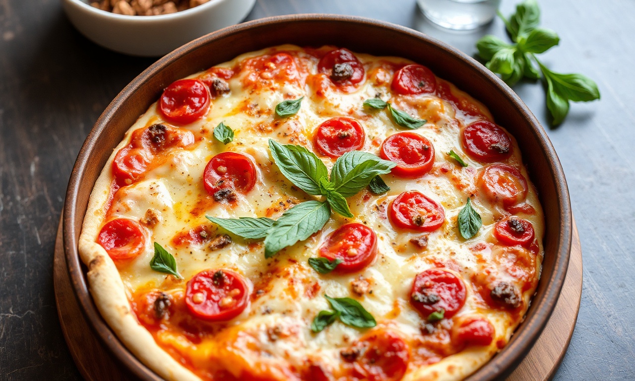 Low-carb pizza bowl recipe: crustless comfort food.
