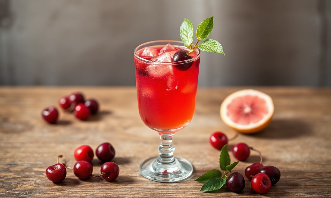 Sleepy Girl mocktail with tart cherry juice for restful sleep.