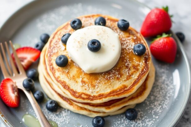 Power-packed protein pancakes for a nutritious, easy meal.