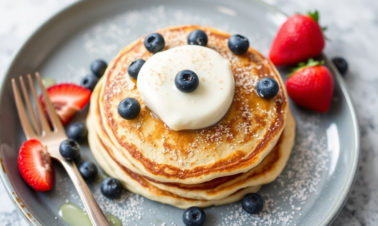 Power-packed protein pancakes for a nutritious, easy meal.