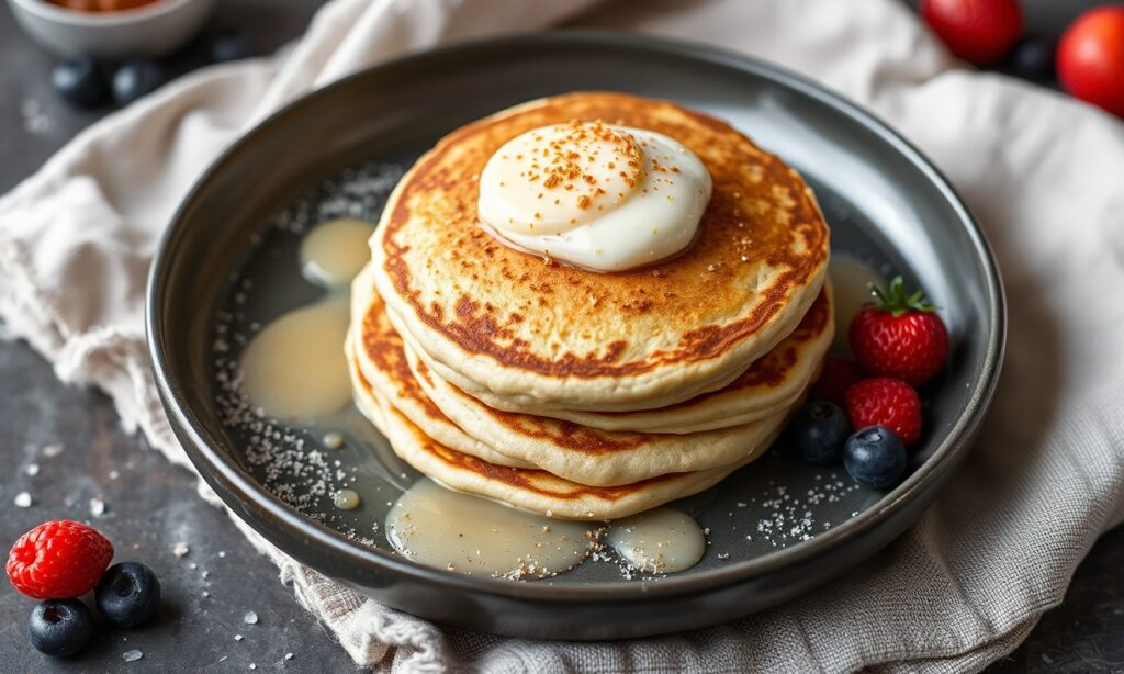 Power-packed protein pancakes: easy, nutritious breakfast.