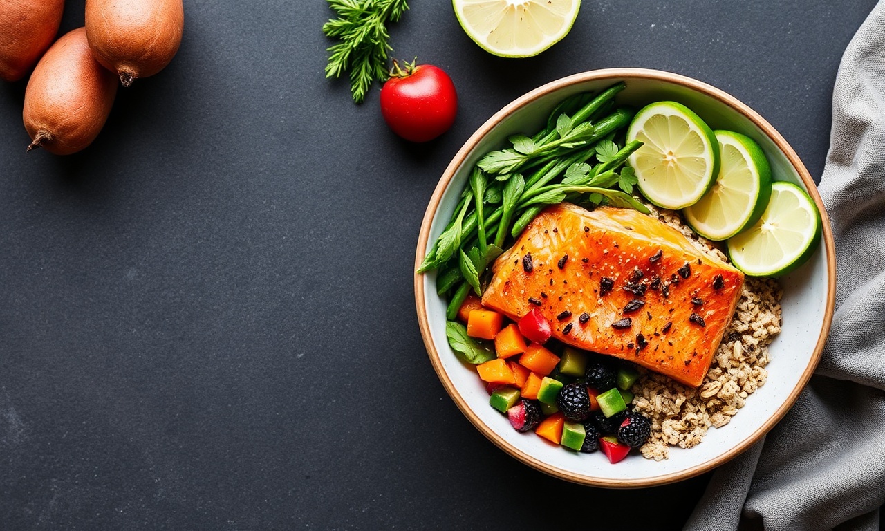 Wholesome salmon and sweet potato meal prep bowls for a healthy week.