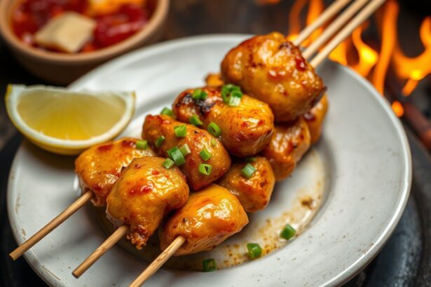 Master Authentic Chinese BBQ chicken skewers recipe.