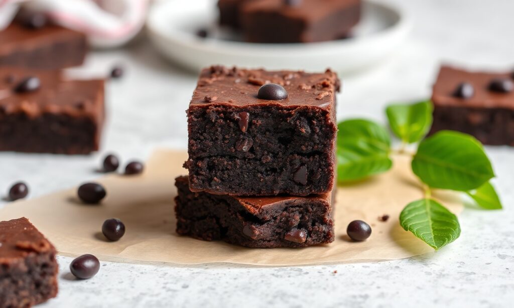 Decadent vegan black bean brownies, a sweet and nutritious chocolate treat.