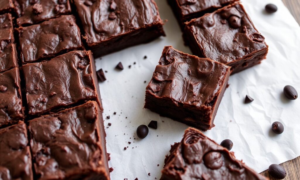 Decadent vegan black bean brownies: rich, moist, and healthy chocolate dessert.