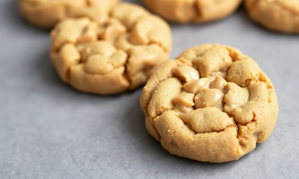 Simple keto peanut butter cookies recipe, easy and delicious.