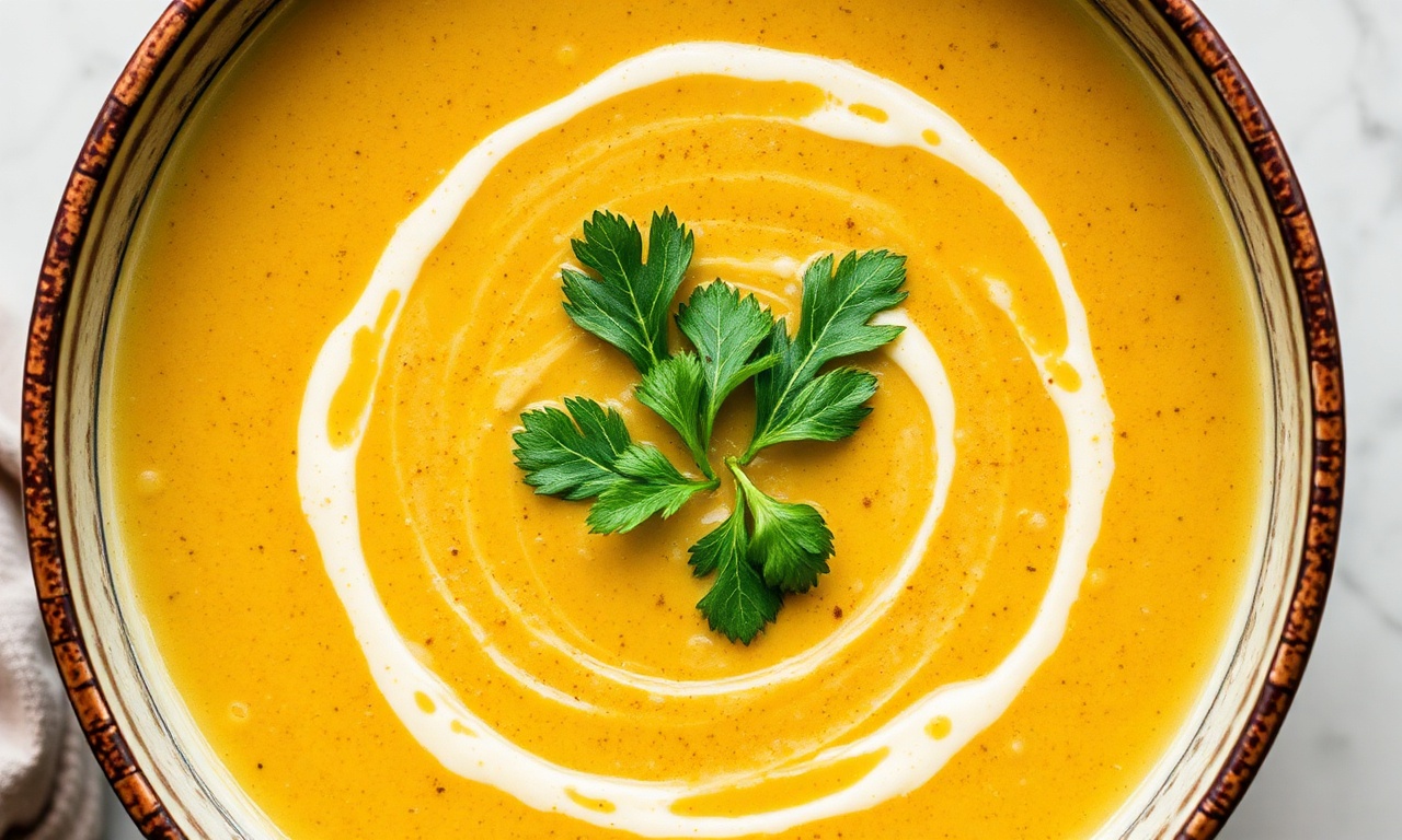 Velvety blended vegetable soup, creamy and magical one-pot meal.