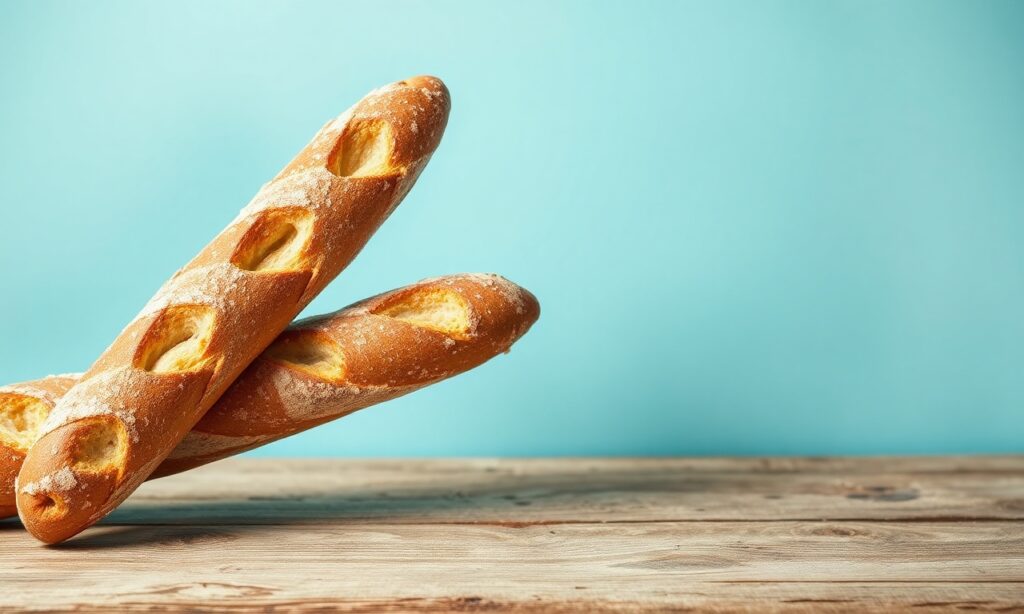 Timeless art of French baguette: simple, charming, delicious.
