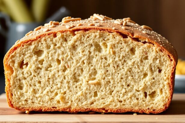 Rustic corn rye loaf with a crackly crust, 7 steps.