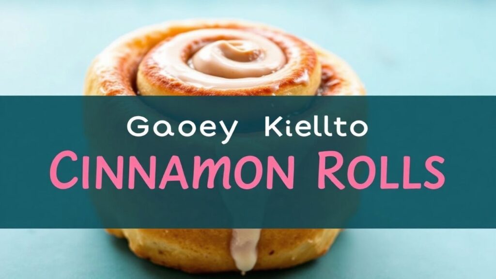 لفائف قرفة كيتو لزجة ودافئة مع شراب سكر منخفض الكربوهيدرات