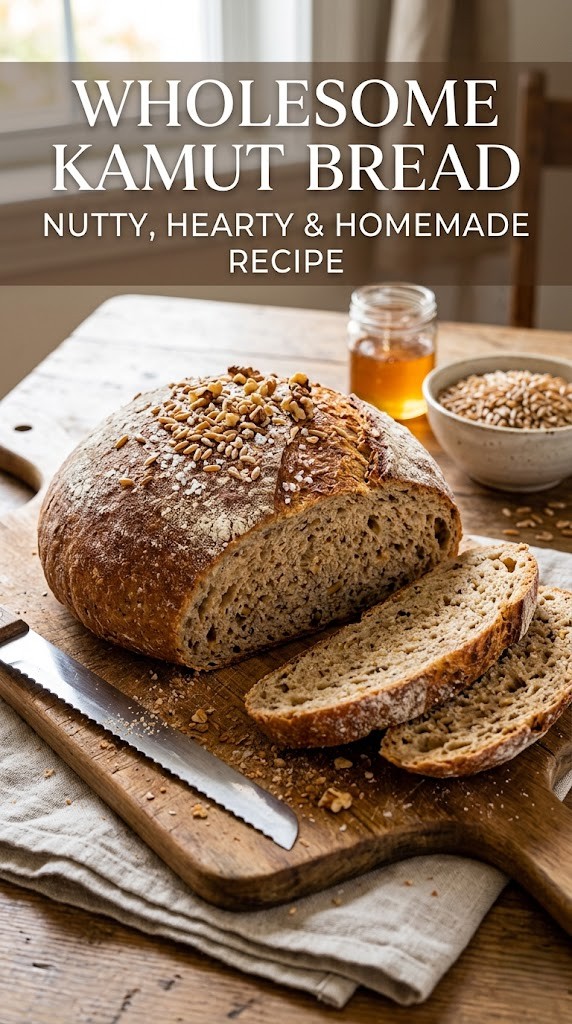 wholesome kamut bread nutty hearty homemade